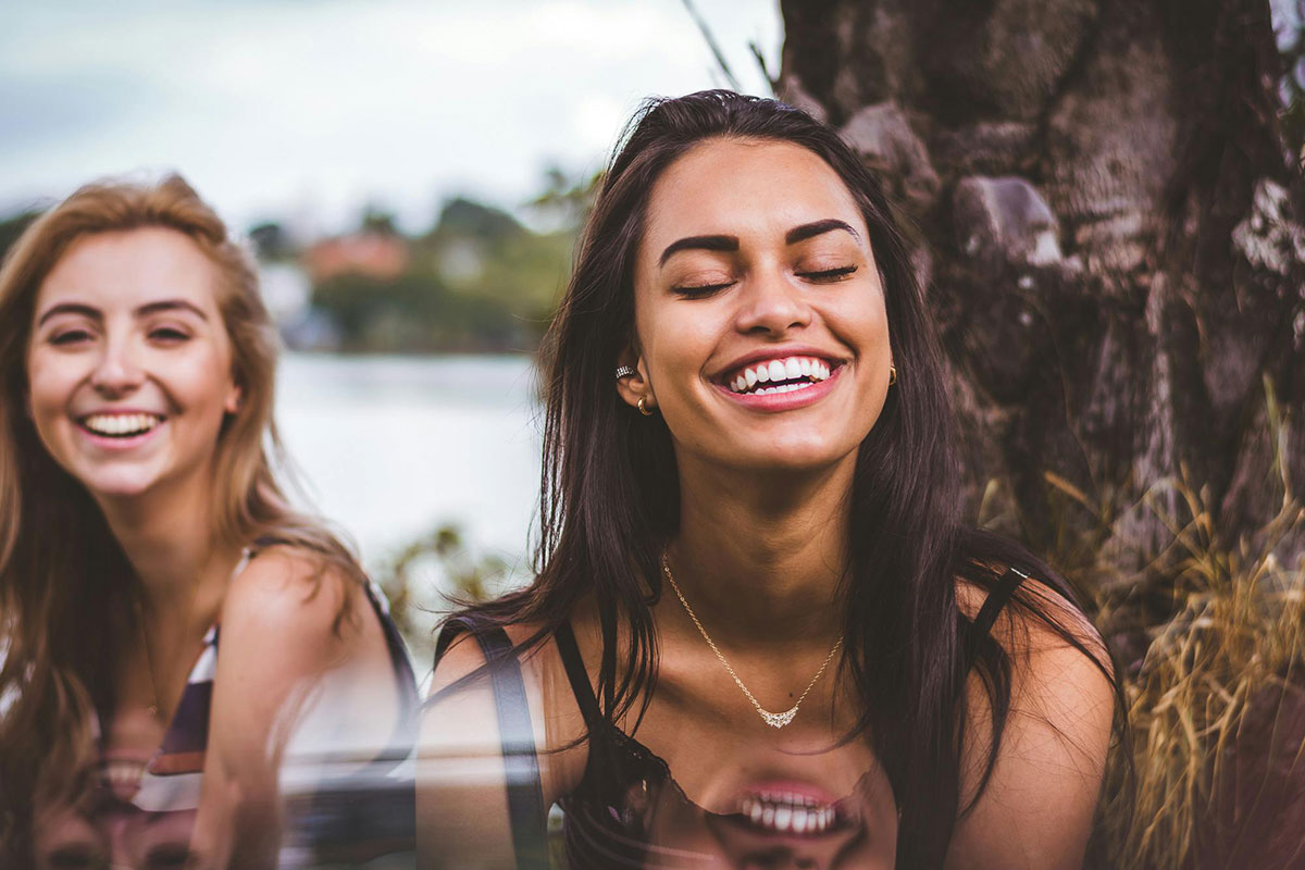 People smiling for the beginning of the new year