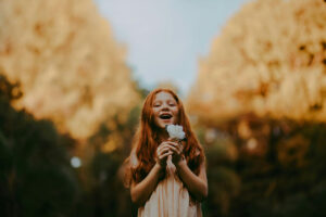 I am creating lasting happiness with the power of smiling